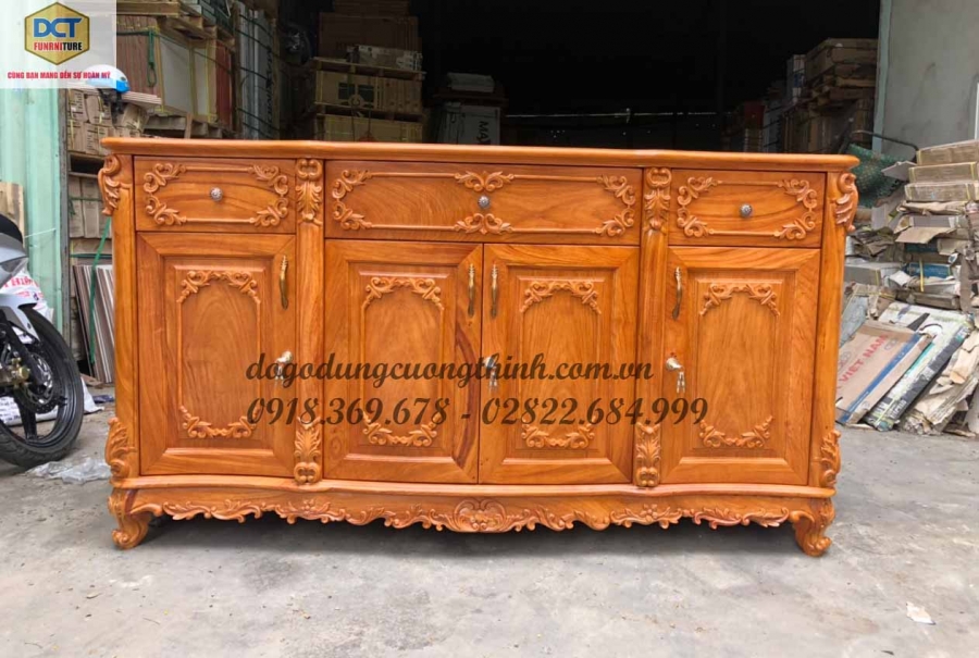kệ tivi tân cổ điển